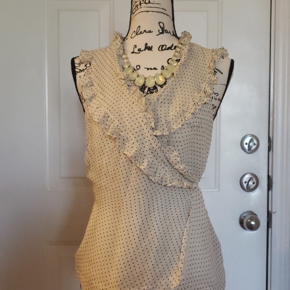 Flowy wrap blouse
